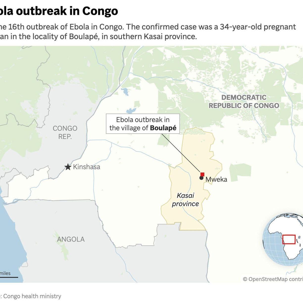 Ebola vaccine reaches the epicenter of Congo's outbreak as officials race to contain the disease